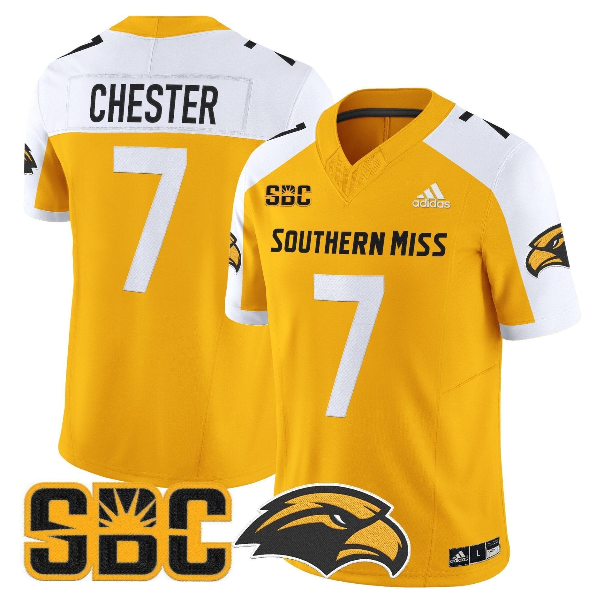 Men's Southern Miss Golden Eagles 2025 Vapor Limited Jersey - All Stitched - Image 35