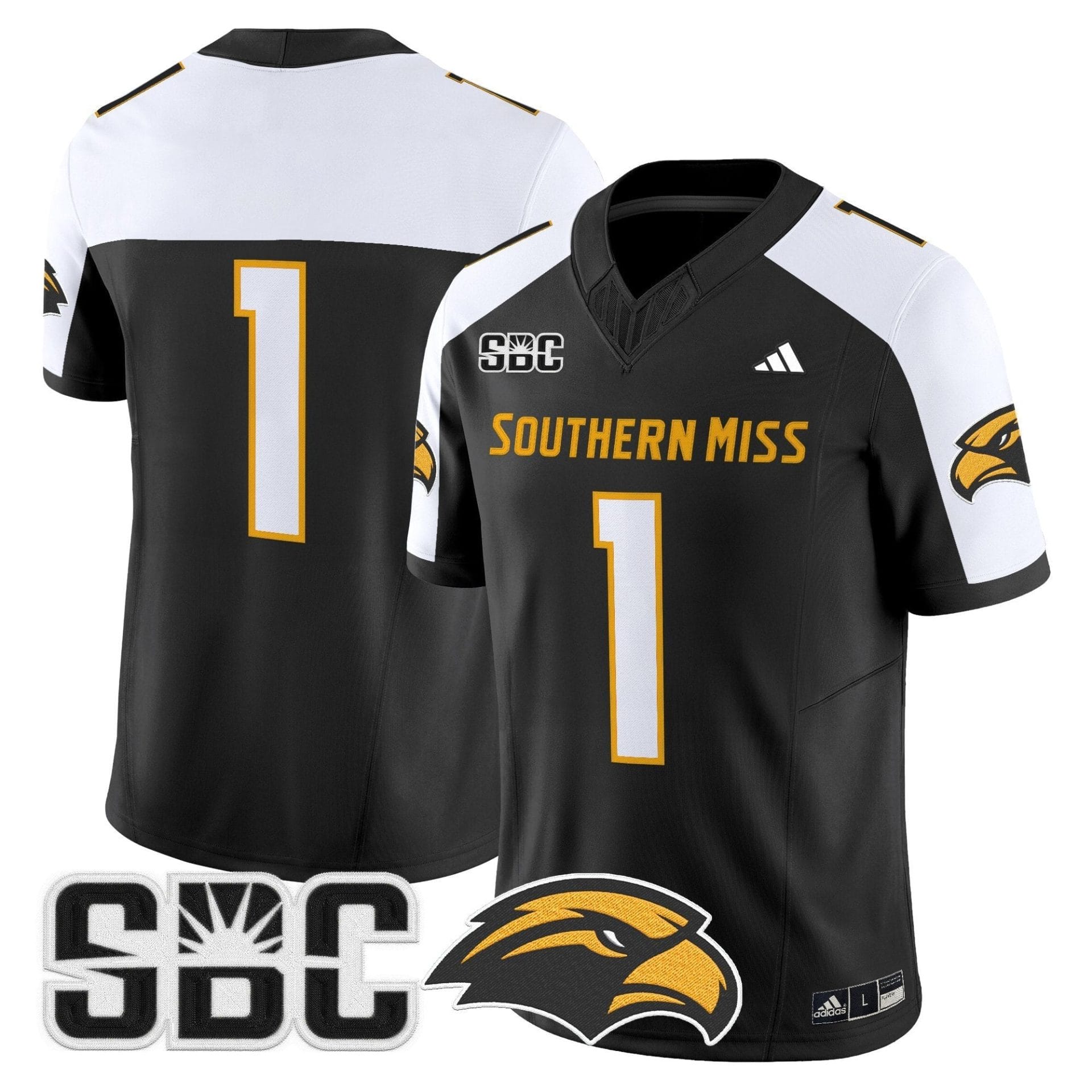 Men's Southern Miss Golden Eagles 2025 Vapor Limited Jersey - All Stitched - Image 31