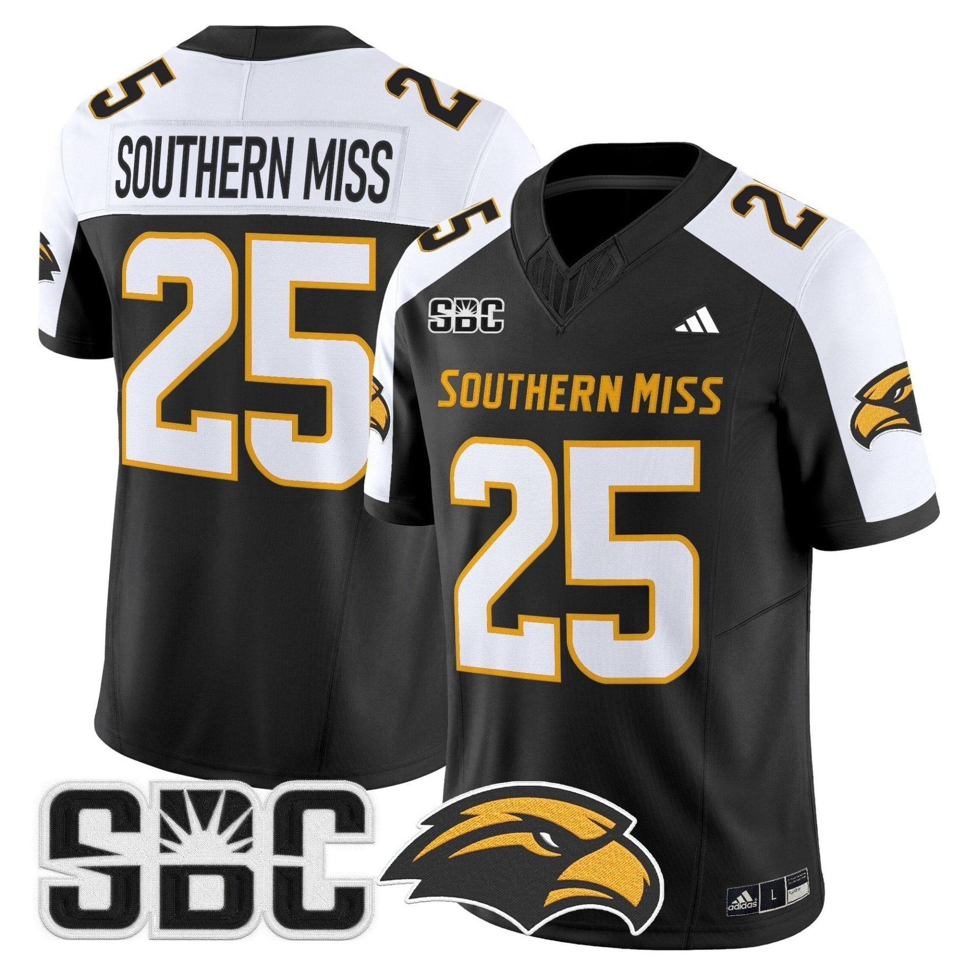 Men's Southern Miss Golden Eagles 2025 Vapor Limited Jersey - All Stitched - Image 30