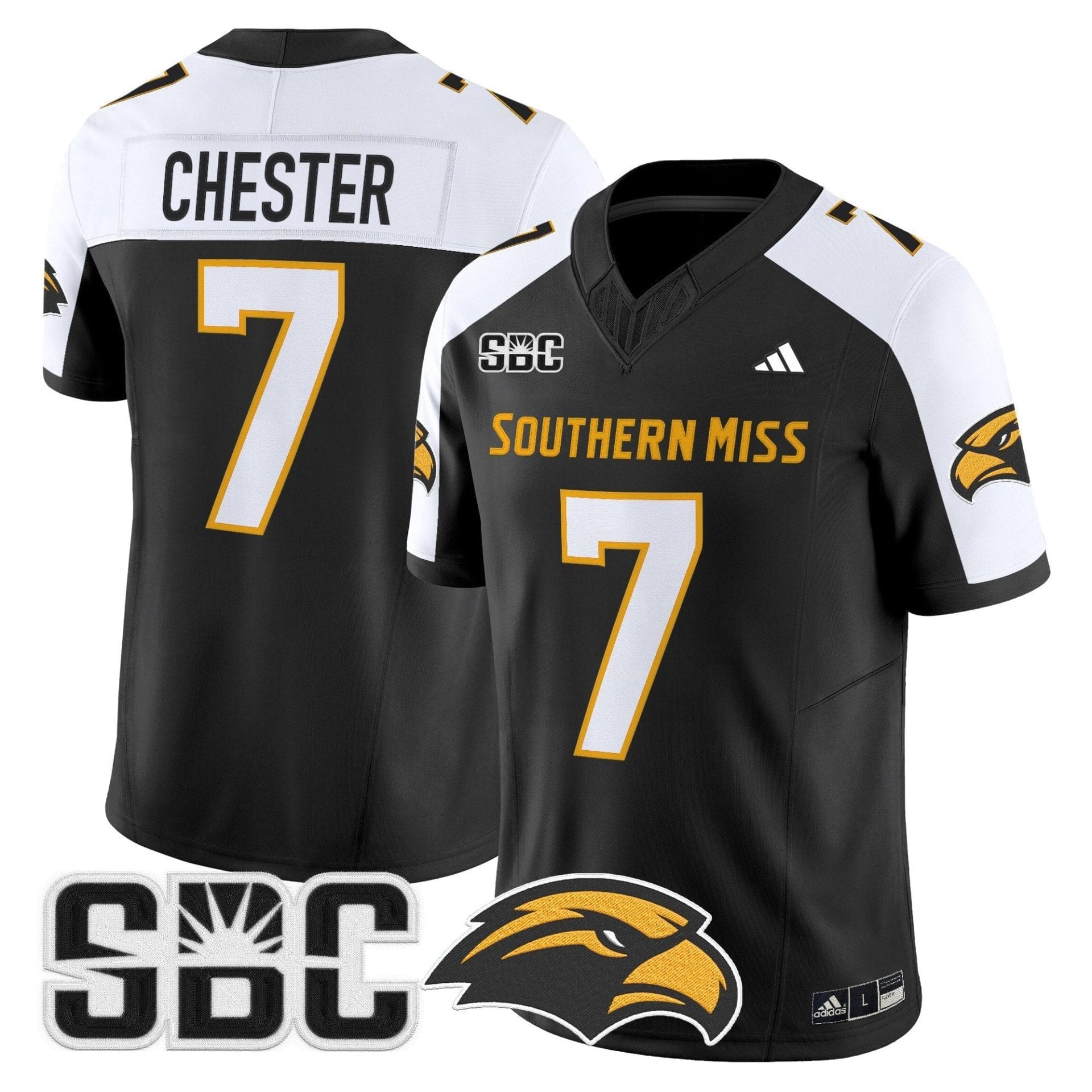 Men's Southern Miss Golden Eagles 2025 Vapor Limited Jersey - All Stitched - Image 27