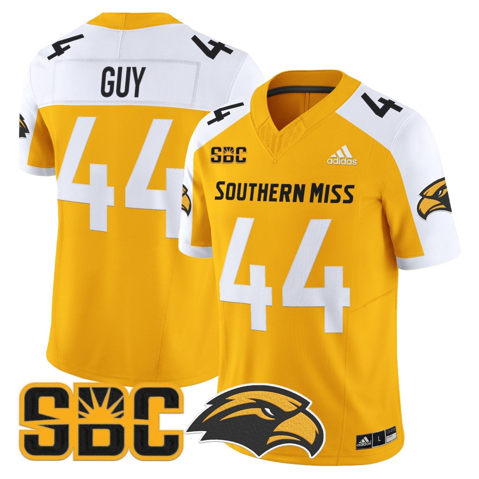 Men's Southern Miss Golden Eagles 2025 Vapor Limited Jersey - All Stitched - Image 37