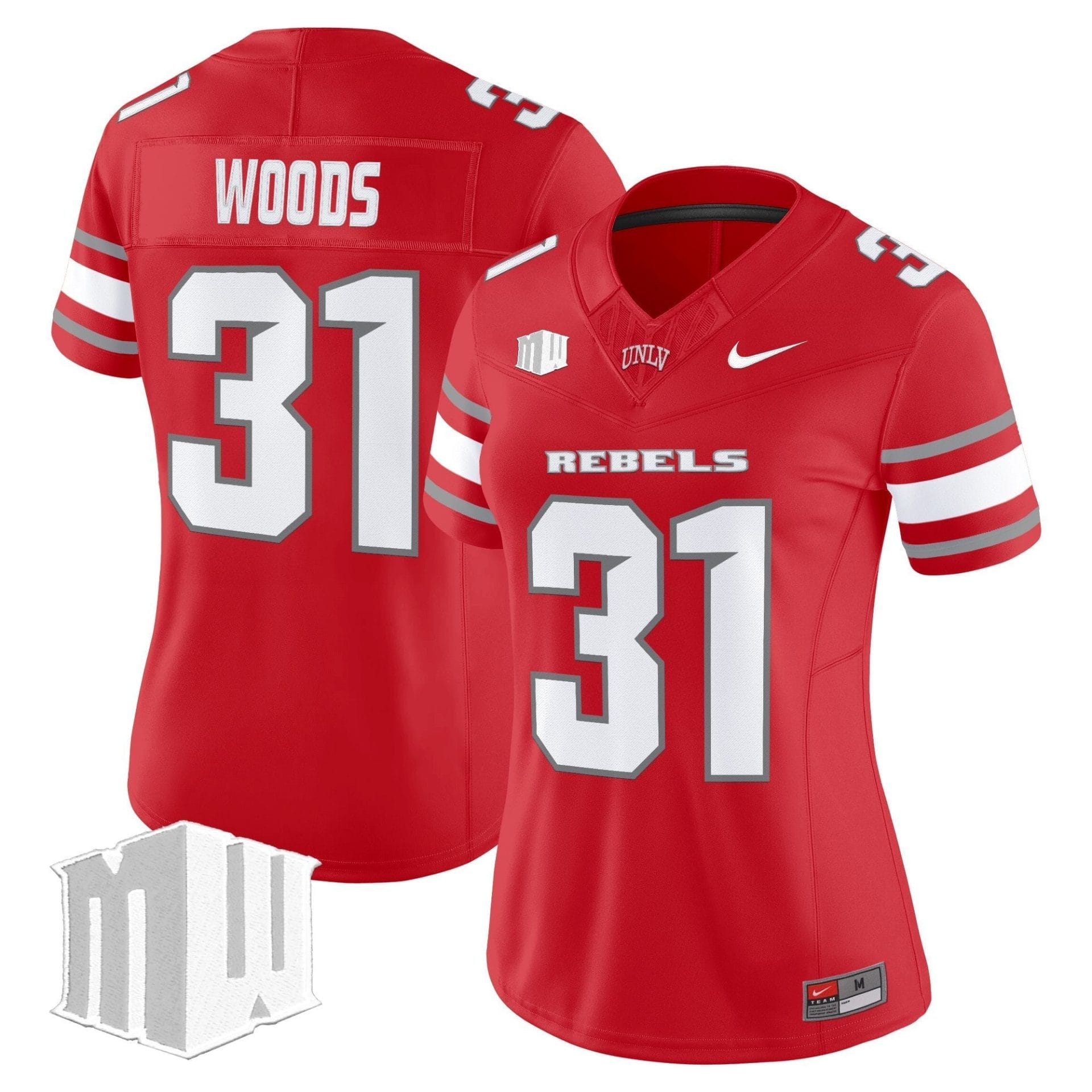 Women's UNLV Rebels 2025 Vapor Limited Jersey - All Stitched - Image 5