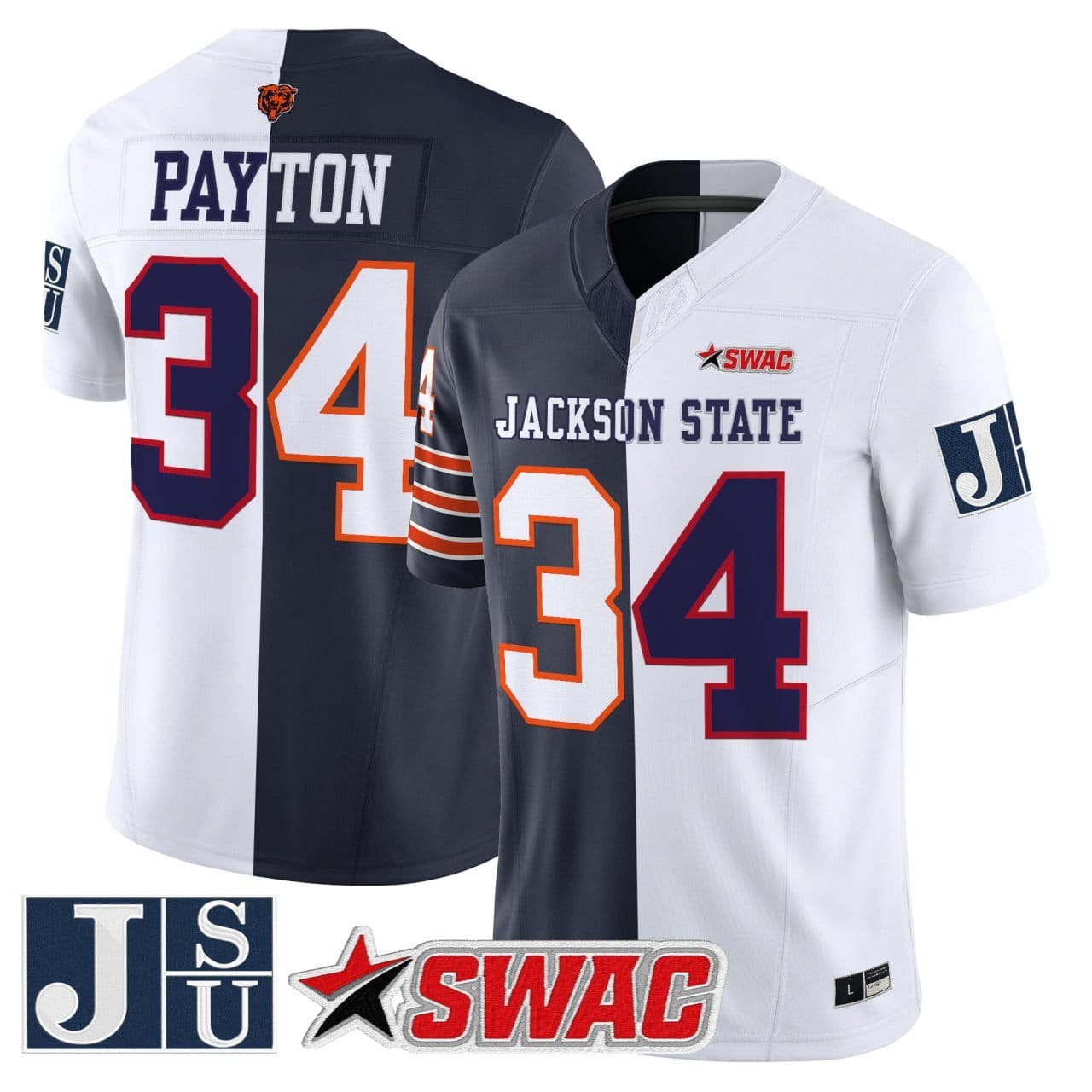 Walter Payton Split Vapor Limited Jersey - All Stitched - Image 3
