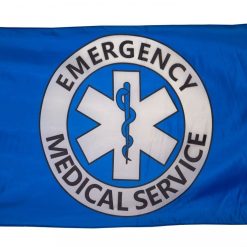 3x5FT EMS Flag Emergency Medical Service Banner Man Cave Garage Gift Ambulance