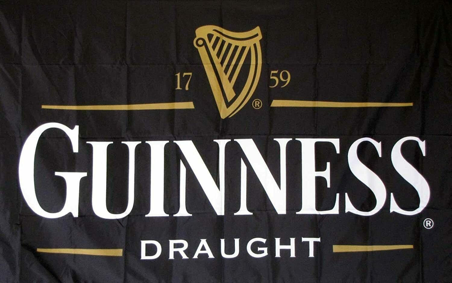 3x5FT Guinness Traditional Flag Irish Beer Bar Restaurant Party Dorm St Patty's