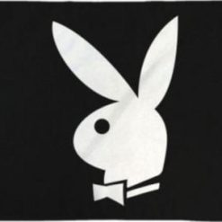 3x5FT Playboy Bunny Flag Black Dorm Man Cave Sorority Frat Bar Decor Gift Party