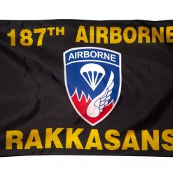 87th Airborne Rakkasans Traditional Flag Military Army Man Cave Garage Veteran