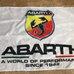 Abarth Flag 3X5 Ft Polyester Banner USA 90x150cm