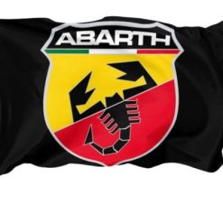 Abarth Racing Flag 3X5 Ft Polyester Banner USA 90x150cm