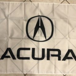 Acura Sport Racing White Flag 3X5 Ft Polyester Banner USA 90x150cm