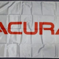 Acura Sport White Flag 3X5 Ft Polyester Banner USA 90x150cm