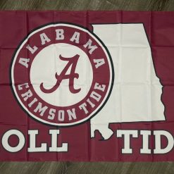 Alabama Crimson Tide Flag 3x5 ft Sports State Banner Man-Cave Garage