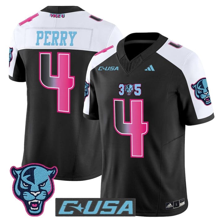 Alex Perry Jersey #4 Florida International Panthers 2025 Stitched - Image 3