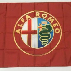 Alfa Romeo Car Flag -Italian Sports Car Mechanic Workshop 3x5ft