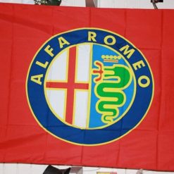 Alfa Romeo Flag Red 3X5 Ft Polyester Banner USA 90x150cm
