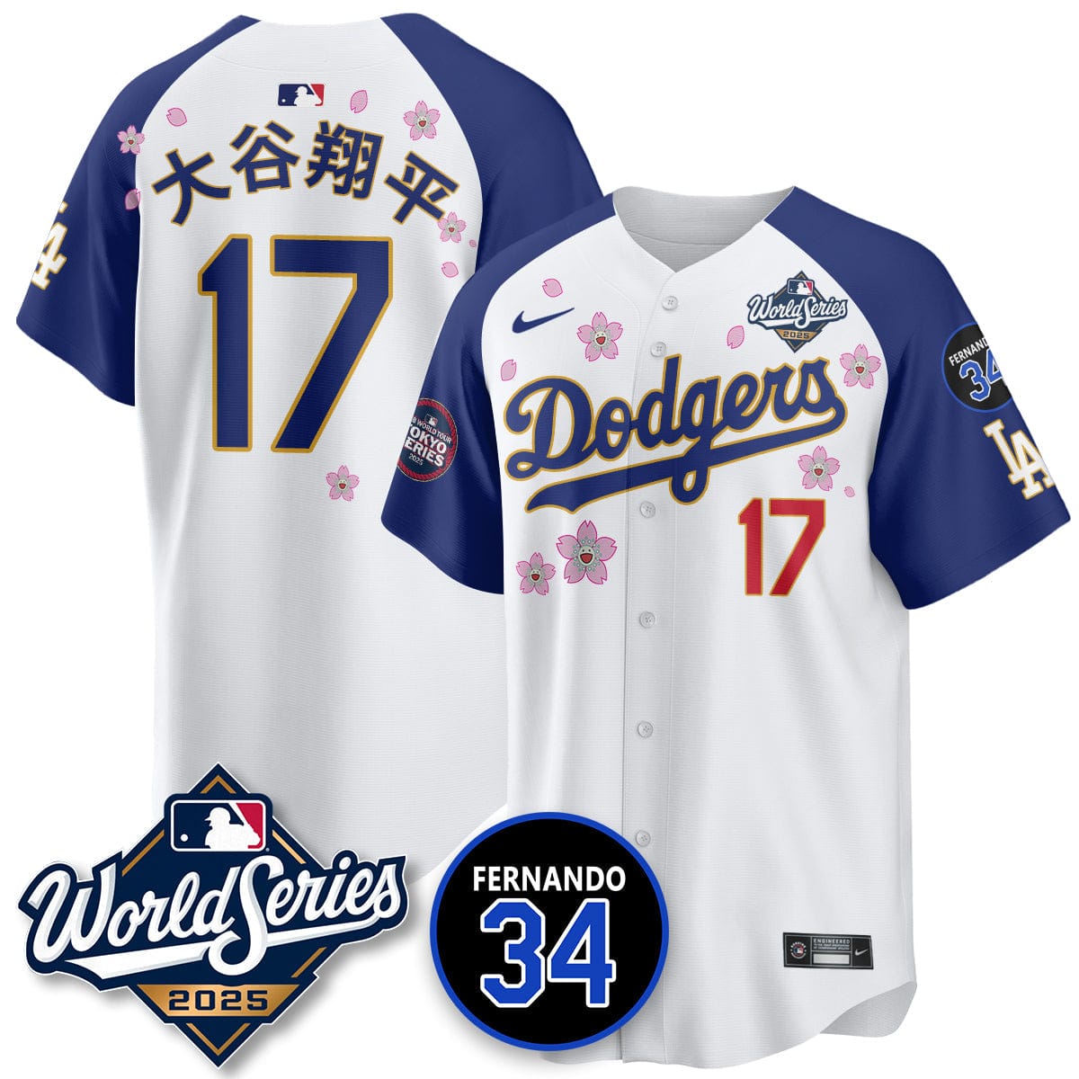Los Angeles Dodgers Tokyo Series 2025 NL Champions Jersey - All Stitched - Image 12
