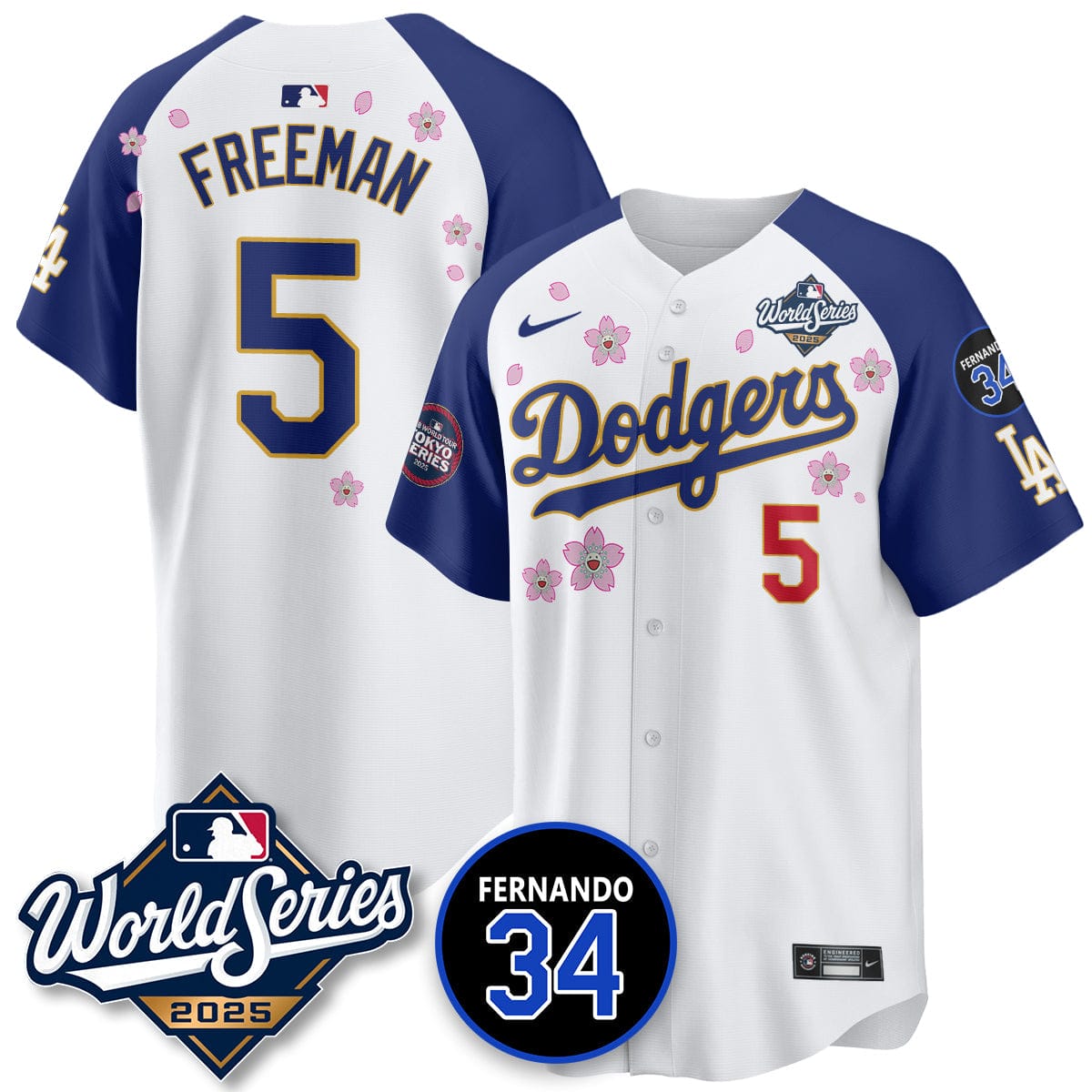 Los Angeles Dodgers Tokyo Series 2025 NL Champions Jersey - All Stitched - Image 5