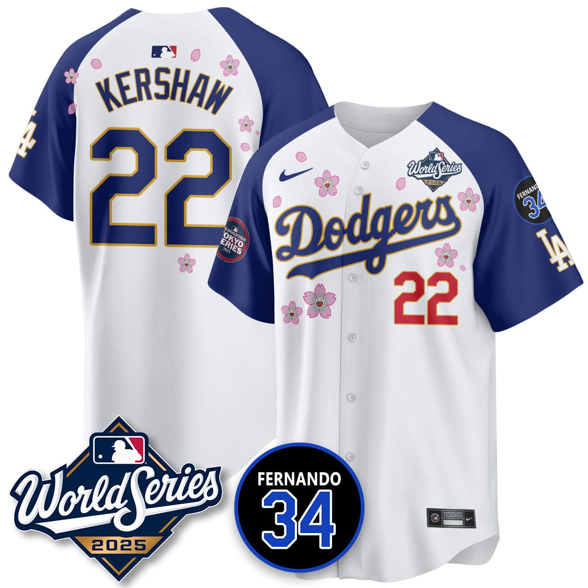 Los Angeles Dodgers Tokyo Series 2025 NL Champions Jersey - All Stitched - Image 6