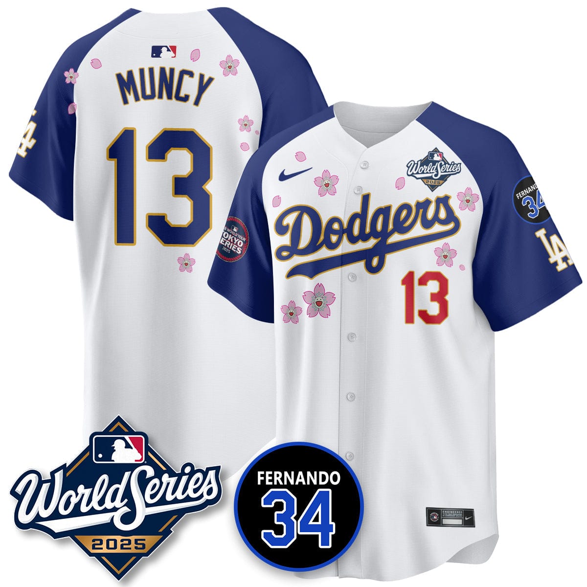 Los Angeles Dodgers Tokyo Series 2025 NL Champions Jersey - All Stitched - Image 7