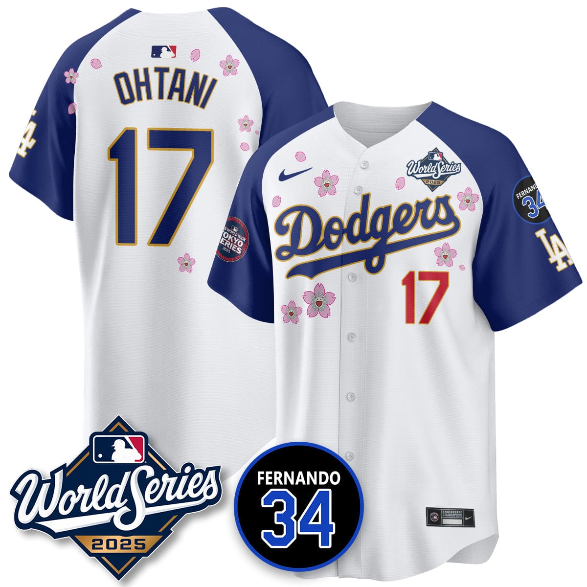 Los Angeles Dodgers Tokyo Series 2025 NL Champions Jersey - All Stitched - Image 8