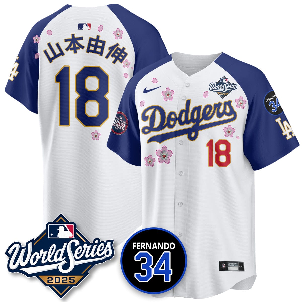 Los Angeles Dodgers Tokyo Series 2025 NL Champions Jersey - All Stitched - Image 13