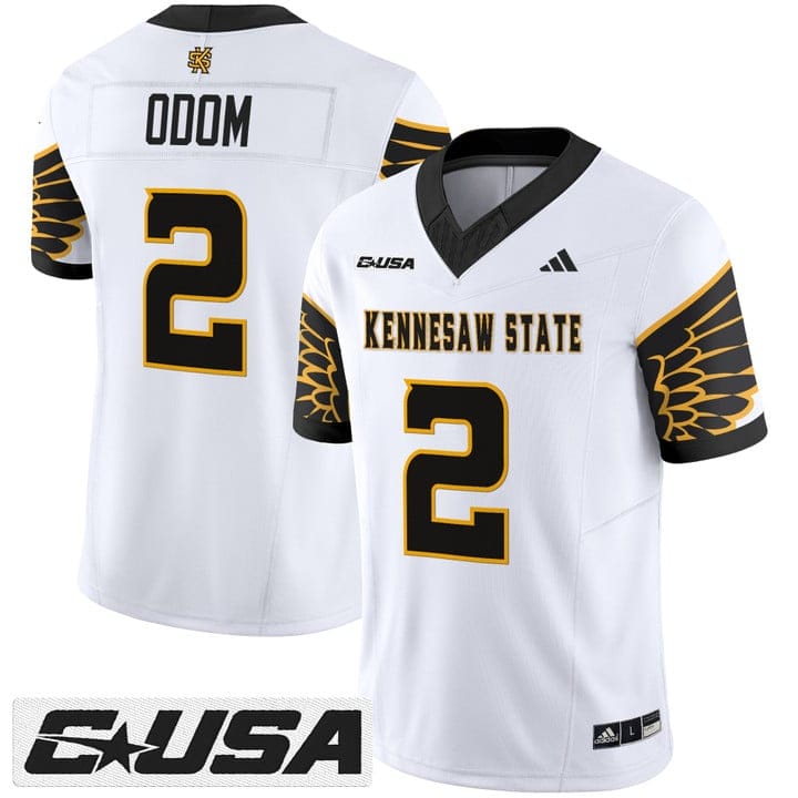 Alternative view of Amari Odom Jersey #2 Kennesaw State Owls 2025 Vapor Limited Stitched