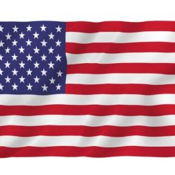 American US Flag USA Flag Polyester with Brass Grommets 3X5Ft Banner