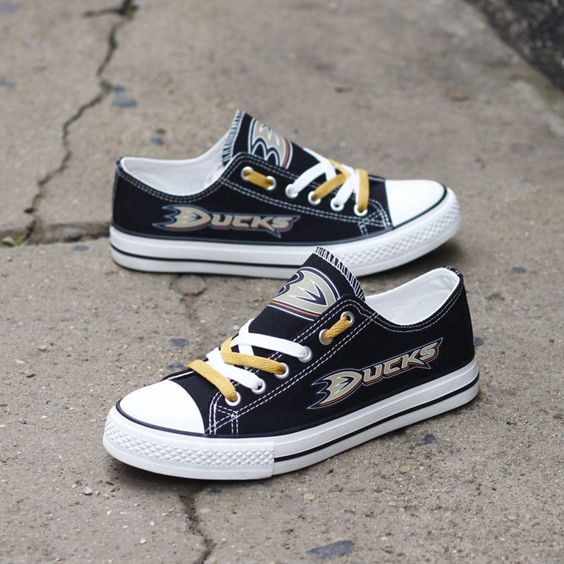 Anaheim Ducks  Low Top Canvas Sport Sneakers Shoes For Men Women Fans - Image 3