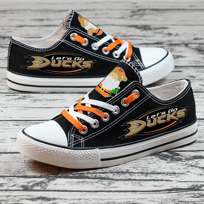 Anaheim Ducks  Low Top Canvas Sport Sneakers Shoes For Men Women Fans - Image 5