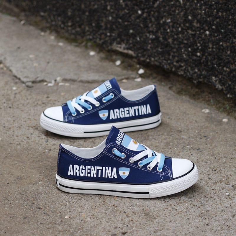 Argentina Canvas Sneakers Shoes For Men Women Fans