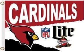 Arizona Cardinals Lite Sports Flag 3X5 Ft Polyester Banner USA 90x150cm