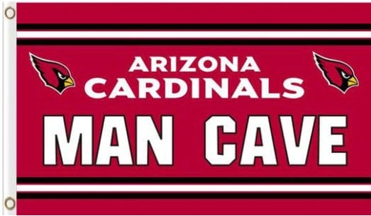 Arizona Cardinals MAN CAVE Flag 3X5 Ft Polyester Banner USA 90x150cm