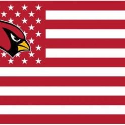 Arizona Cardinals Star & Strips US Flag 3X5 Ft Polyester Banner USA 90x150cm