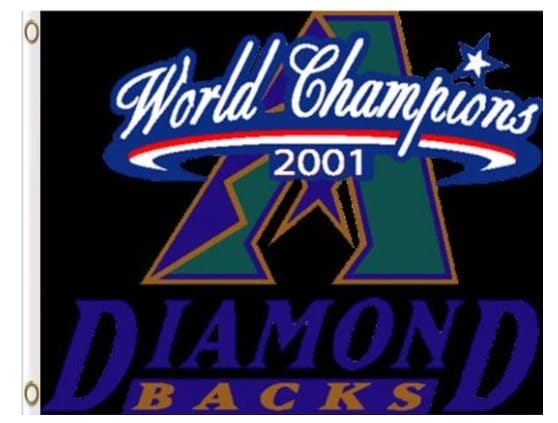 Arizona Diamondbacks Champions flag 3X5Ft Banner USA Polyester with Brass Grommets
