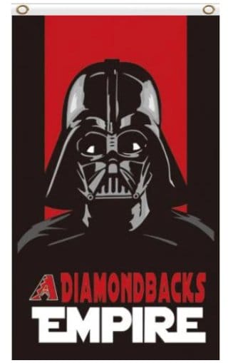 Arizona Diamondbacks Star Wars Darth Vader Empire flag 3X5Ft Banner Polyester with Brass Grommets