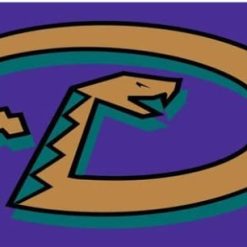 Arizona Diamondbacks Team Blue flag 3X5Ft Banner USA Polyester with Brass Grommets