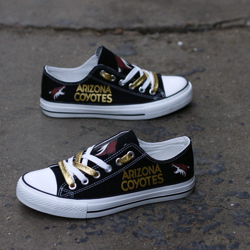 Arizona Coyotes Low Top Canvas Sport Sneakers Shoes For Men Women Fans