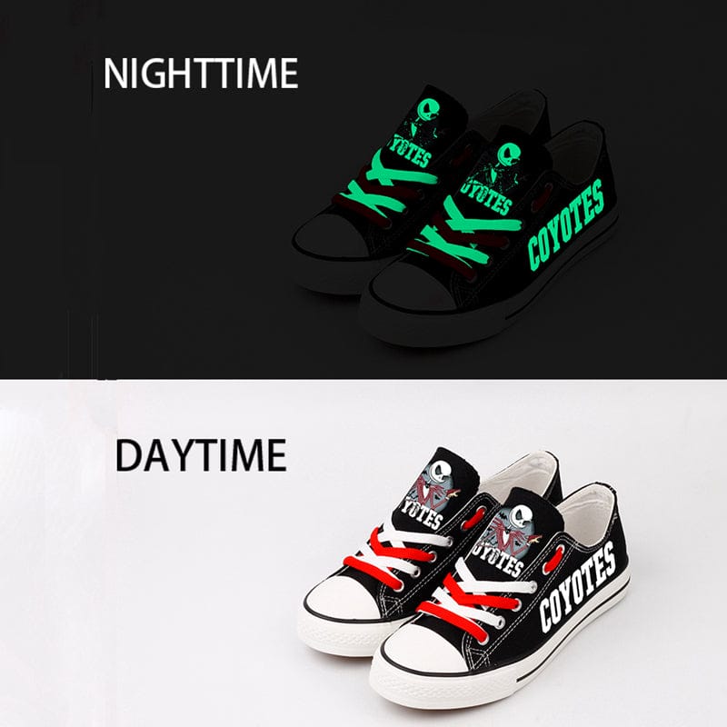 Alternative view of Arizona Coyotes Low Top Canvas Sport Sneakers Shoes For Men Women Fans