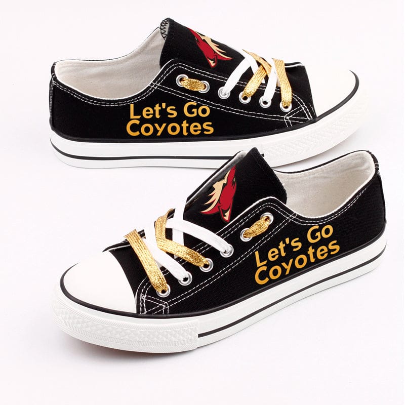 Arizona Coyotes Low Top Canvas Sport Sneakers Shoes For Men Women Fans - Image 8