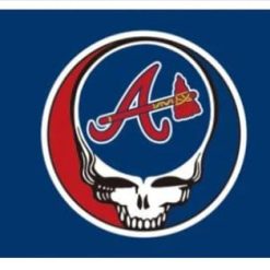 Atlanta Braves Dead Skull flag 3X5Ft Banner USA Polyester with Brass Grommets
