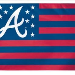 Atlanta Braves Nation Polyester flag 3X5Ft Banner USA Polyester with Brass Grommets