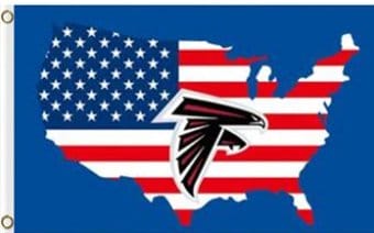 Atlanta Falcons America US Flag 3X5 Ft Polyester Banner USA 90x150cm