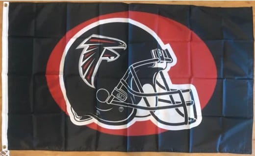Atlanta Falcons Black Flag 3X5 Ft Polyester Banner USA 90x150cm