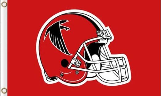 Atlanta Falcons Helmet Red Flag 3X5 Ft Polyester Banner USA 90x150cm