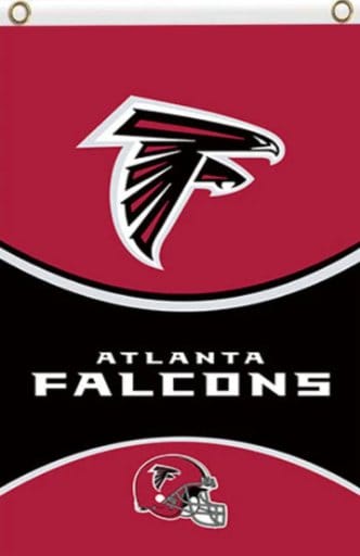 Atlanta Falcons Helmet Vertical Flag 3X5 Ft Polyester Banner USA 90x150cm