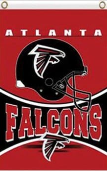 Atlanta Falcons Helmet Vertical US Flag 3X5 Ft Polyester Banner USA 90x150cm