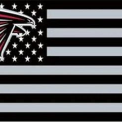 Atlanta Falcons Star and Stripes US Flag 3X5 Ft Polyester Banner USA 90x150cm