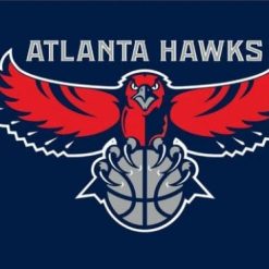 Atlanta Hawks Flag Basketball Flag 3X5Ft Polyester Banner USA Digital Printing