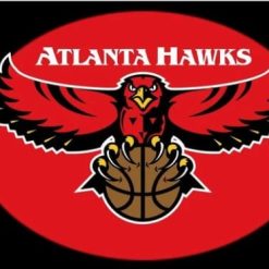Atlanta Hawks Team Red Flag 3X5Ft Polyester Banner USA Digital Printing