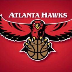 Atlanta Hawks Team Red US Flag 3X5Ft Polyester Banner USA Digital Printing
